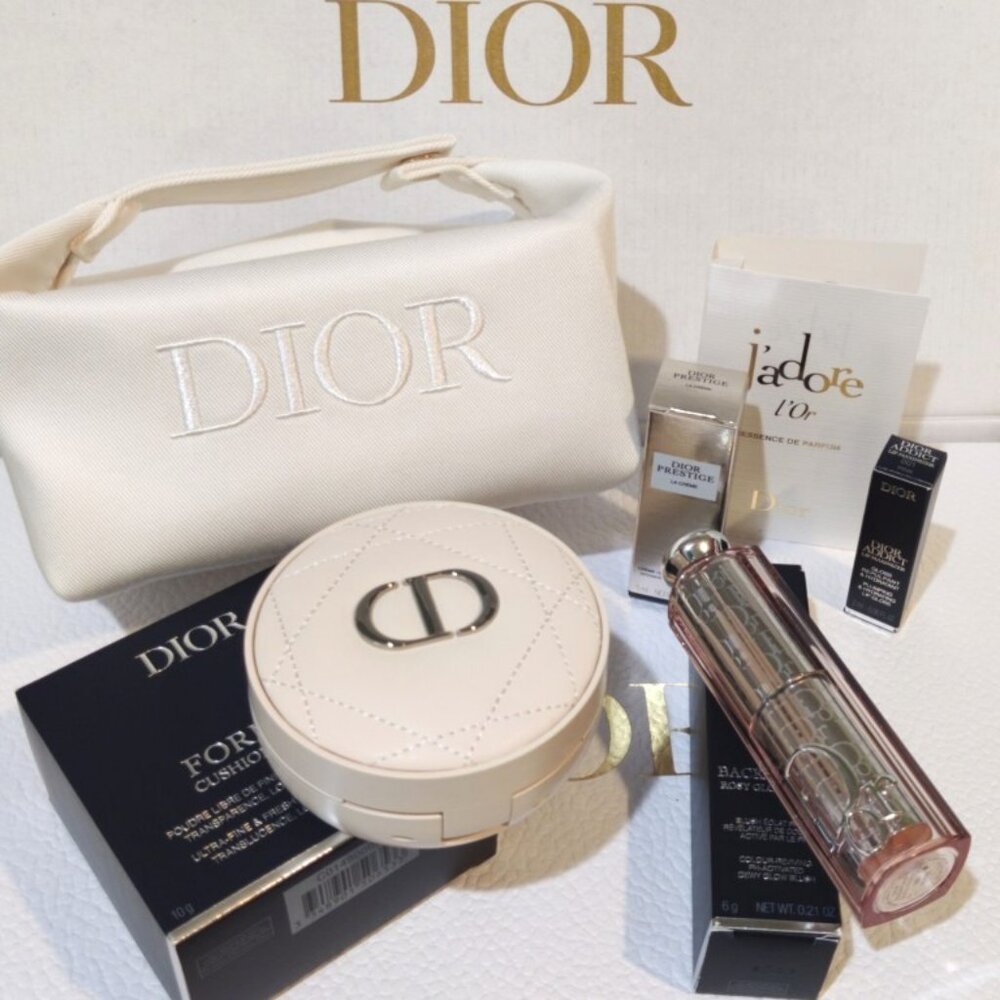 Dior Beauty Glow Blush Stick (5C02), Loose Setting Powder (4E01) Bundle of 6 NEW